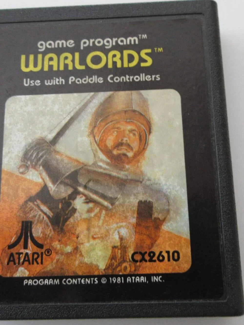 Four Atari Games, Pele Soccer Warlords SC Football Space Attack Working